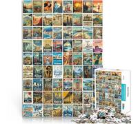 Puzzles de 2000 pièces pour Adultes Art de l'épissage d'affiches de Voyage Fait de Papier，pour Les 14 Ans et Plus Jeu intellectuel Offrir en Cadeau à Toute la Famille。Taille：70x100cm