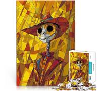 Puzzles de 2000 pièces pour Adultes Art de l'épouvantail Pointu Activité familiale est idéal comme Cadeau pour Toute la Famille 70x100cm