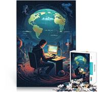 Puzzles de 2000 pièces pour Adultes Art sur Internet Fait de Papier,pour Les 14 Ans et Plus Difficile à réaliser mais Amusant et Humoristique Jeu de Noël Cadeaux pour Femmes。Taille:70x100cm