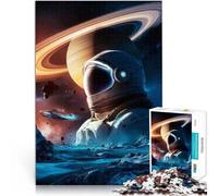 Puzzles de 2000 pièces pour Adultes Astronaute Fantastique Fait de Papier，pour Les 14 Ans et Plus Jeux de détente C'est Un pour Toute la Famille。Taille：70x100cm/27.5x39.3pouce