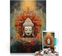 Puzzles de 2000 pièces pour Adultes Bouddha - Le Calme intérieur Fabriqué en Carton Convient aux Personnes âgées de 14 Ans et Plus Jouets de Jeu Car C'est Un pour Toute la Famille。