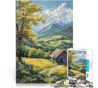Puzzles de 2000 pièces pour Adultes Chalet de Montagne pour Le Jeu éducatif Challenge Toy Décoration d'intérieur 70x100cm
