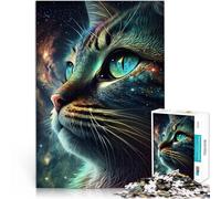 Puzzles de 2000 pièces pour Adultes Chatons interstellaires Fabriqué en Carton Convient aux 14 Ans et Plus Améliorer la mémoire Cadeaux pour Les Amis et la Famille。Taille:70x100cm/27.5x39.3pouce