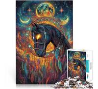 Puzzles de 2000 pièces pour Adultes Cheval Magique Fantastique Séjour Anti-Stress pour Tuer Le Temps Œuvre d'art 70x100cm