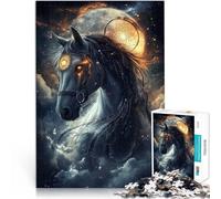 Puzzles de 2000 pièces pour Adultes Cheval sacré Fabriqué en Carton pour Les 14 Ans et Plus Jeu éducatif d'apprentissage Améliorer l'amour Entre Les Couples。Taille：70x100cm/27.5x39.3pouce