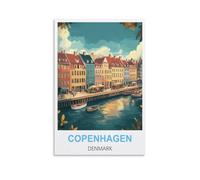 Puzzles de 2000 pièces pour Adultes, Copenhague, Danemark. Puzzle Classique de 2000 pièces pour Toute la Famille, idéal pour Une Utilisation en intérieur (100 x 70 cm).