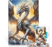Puzzles de 2000 pièces pour Adultes Dragon angélique Jouets de Divertissement Familial Car C'est Un pour Toute la Famille 70x100cm