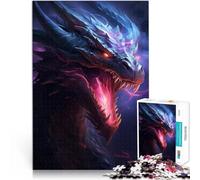 Puzzles de 2000 pièces pour Adultes Dragon Dangereux Séjour Anti-Stress pour Tuer Le Temps Convient aux Couples 70x100cm
