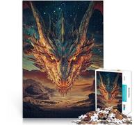 Puzzles de 2000 pièces pour Adultes et Adolescents Totem du Dragon Fabriqué en Carton pour Les 14 Ans et Plus Casse-tête Jeux de Famille Cadeaux de Noël et d'anniversaire。Taille：70x100cm
