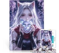 Puzzles de 2000 pièces pour Adultes Kitsune sous la glycine Réduction du Stress intéressante décoration Murale 70x100cm