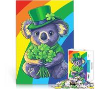 Puzzles de 2000 pièces pour Adultes Koala avec Un Chapeau de Lutin défi éducatif Activités Amusantes à la Maison, Cadeaux d'anniversaire, Cadeaux de Voyage, 70x100cm