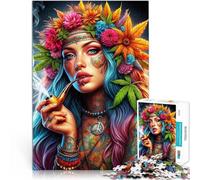 Puzzles de 2000 pièces pour Adultes La Reine en Fleurs Réduction du Stress intéressante Renforcer l'amour Entre Les Couples 70x100cm