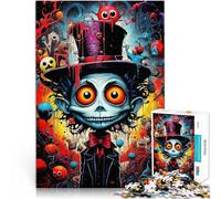 Puzzles de 2000 pièces pour Adultes Le Monde des fantasmes Peints Assemblage du modèle avec Affiche et Feuille de Questions correspondantes 70x100cm