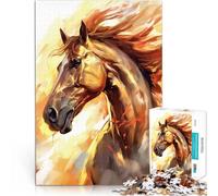 Puzzles de 2000 pièces pour Adultes l'esprit du Cheval Jeu Familial Anti-Stress Défi Difficile Œuvre d'art 70x100cm