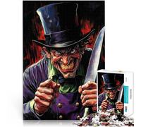 Puzzles de 2000 pièces pour Adultes “Méchant avec Un Couteau” Fait de Papier，pour Les 14 Ans et Plus Jeux Amusants Collection d'artistes, Beaux-Arts。Taille：70x100cm/27.5x39.3pouce
