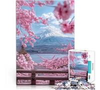 Puzzles de 2000 pièces pour Adultes “Paysage du Mont Fuji au Japon” Fait de Papier,pour Les 14 Ans et Plus Jouet éducatif Anti-Stress Décoration Murale Cadeaux Uniques pour Anniversaire et Noël。