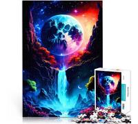 Puzzles de 2000 pièces pour Adultes Paysage Fantastique Compétition de Vitesse Manuelle avec Affiche et Feuille de Questions correspondantes 70x100cm