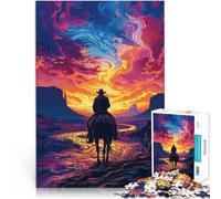Puzzles de 2000 pièces pour Adultes Paysage Jeux Coucher de Soleil Casse-tête pour Renforcer l'amour Entre Les Couples 70x100cm