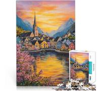 Puzzles de 2000 pièces pour Adultes “Paysage Urbain~” Fait de Papier,Convient aux 14 Ans et Plus Jeu éducatif Défi Jouet Cadeau pour Les Anniversaires。Taille:70x100cm/27.5x39.3pouce