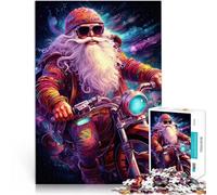Puzzles de 2000 pièces pour Adultes, Père Noël coloré, Jeux Amusants, Difficiles à compléter, mais Amusants et Humoristiques, 27,56 po x 39,37 po,