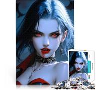 Puzzles de 2000 pièces pour Adultes Reine Vampire Réduction du Stress intéressante Décoration Murale, Cadeaux Uniques pour Anniversaire et Noël 70x100cm