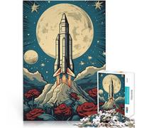 Puzzles de 2000 pièces pour Adultes Rocket Ex Libris Art Jouets éducatifs d'apprentissage Excellent Cadeau pour Les Jeux 70x100cm