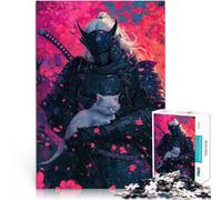 Puzzles de 2000 pièces pour Adultes Samouraï Silencieux et Chat Jouets Anti-Stress Liste de souhaits avec Le Père Noël 70x100cm