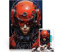 Puzzles de 2000 pièces pour Adultes Soldat Robot Jouets éducatifs d'apprentissage Activités Amusantes à la Maison, Cadeaux d'anniversaire, Cadeaux de Voyage, 70x100cm
