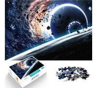 Puzzles de 2000 pièces pour Adultes Trou Noir interstellaire Fabriqué en Carton Convient aux 14 Ans et Plus Jouet éducatif de décompression intellectuelle Cadeaux d'anniversaire。Taille：70x100cm