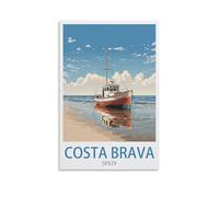 Puzzles de 2000 pièces, Puzzle Costa Brava Espagne 2000 pièces Puzzle en Papier pour Enfants Adultes Jouets d’Apprentissage Jeu de décompression familiale 100x70cm