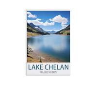 Puzzles de 2000 pièces, Puzzle Lake Chelan Washington 2000 pièces, Cadeau Relaxant et Stimulant pour Adultes, Adolescents, Seniors 70x100cm