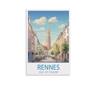 Puzzles de 2000 pièces, Puzzles de Rennes Ille et Vilaines 2000 pièces Jeux éducatifs Jeux éducatifs Meilleurs Cadeaux pour Adultes et Enfants 100x70cm