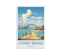 Puzzles de 2000 pièces, Sydney Bridge Australie Puzzle de 2000 pièces en Papier Jouets d’Apprentissage Enfants Adultes Jeu de décompression familiale 100x70cm