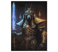 Puzzles De 300 Pièces Adultes, Krieger-Anubis, Puzzles Créatifs pour Enfants, Jeu Éducatif Enfant Adulte 42×30cm