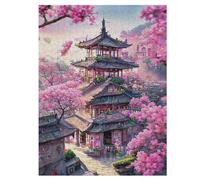 Puzzles De 500 Pièces Adultes, Japon Style, Puzzles Créatifs pour Enfants, Jeu Éducatif Enfant Adulte 55×41cm