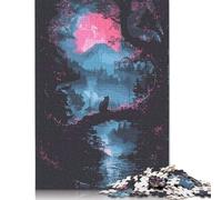 Puzzles de 500 pièces sur la mythologie Japonaise, Puzzles en Bois pour Adultes et à partir de 18 Ans, Jeu intellectuel, 500 pièces (52 x 38 cm)