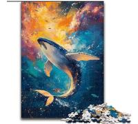 Puzzles de Baleines mystérieuses pour Adultes et Adolescents, 1000 pièces, pour Les 14 Ans et Plus, décoration d'intérieur, Jeux de Famille, Cadeaux d'anniversaire de Noël (26x38cm)
