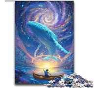 Puzzles de Baleines psychédéliques pour Adultes et Adolescents, Jeux Amusants, Chaque pièce est Unique - Jeu Familial Stimulant 70x100cm