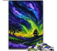 Puzzles de Bateaux Pirates mystérieux pour Adolescents, Puzzle de 2000 pièces, Jouets éducatifs et éducatifs, Jeux familiaux avec Affiche et fiche de Questions-réponses (70x100cm)