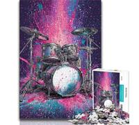 Puzzles de Batterie fantastiques 1000 pièces pour Adolescents, Cadeaux, Jeu de Quiz, décoration Murale, Cadeaux d'anniversaire et de Noël Uniques 50x75cm
