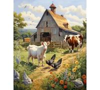 Puzzles de bétail des prairies pour Adultes 1000 Puzzles Adultes, Puzzle de 1000 pièces, Jeux de Jouets éducatifs, Beau Puzzle de décoration pour la maison50x70cm