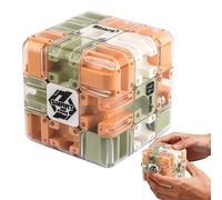 Puzzles De Boules De Labyrinthe 3D Magic Cube,NouveauLarge Labyrinth 3DPuzzles Maze Cube, CubeLabyrinthe À Billes, 3D MagicCube Maze Ball Puzzle, Entraînement Cérébral pour La Conscience Spatiale