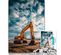 Puzzles de camions-pelles pour Adultes et Adolescents, 1000 pièces, pour stimuler Le Cerveau, Jouets addictifs pour cultiver la Patience et l'interaction Parent-Enfant (38x26cm)