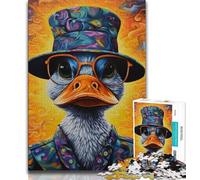 Puzzles de Canards colorés pour Adolescents, 1 000 pièces, Jeux éducatifs, décoration d'intérieur, idéal pour la décoration de Bureau, 50x75cm