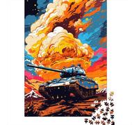 Puzzles de Chars d'assaut colorés pour Adultes, 500 pièces, Puzzles pour Enfants, Jeux et Jouets, Cadeau, 500 pièces (52 x 38 cm)