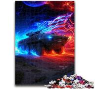 Puzzles de Chars spatiaux pour Adolescents, Jeux stimulants, Chaque pièce est Unique - Jeu Familial Stimulant (38x26cm)