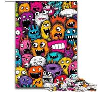 Puzzles de Chat Aquarelle pour Adultes et Adolescents, Jeux éducatifs, décoration d'intérieur, idéal pour la décoration de Bureau, 50x75cm