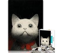 Puzzles de Chats Abstraits pour Adolescents, 1 000 pièces, Assemblage de Motifs, activités Amusantes à la Maison, Cadeau d'anniversaire, Cadeaux de Voyage (50x75cm)