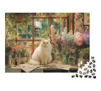 Puzzles de Chats adorables adaptés aux Adolescents et aux Adultes. Cool et Amusant. Extrêmement Stimulant. 500 pièces (52 x 38 cm).
