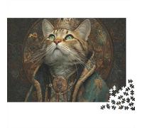 Puzzles de Chats adorables, moyennement Difficiles, idéaux pour Une décoration Parfaite pour Passer Le Temps, 500 pièces (52 x 38 cm)